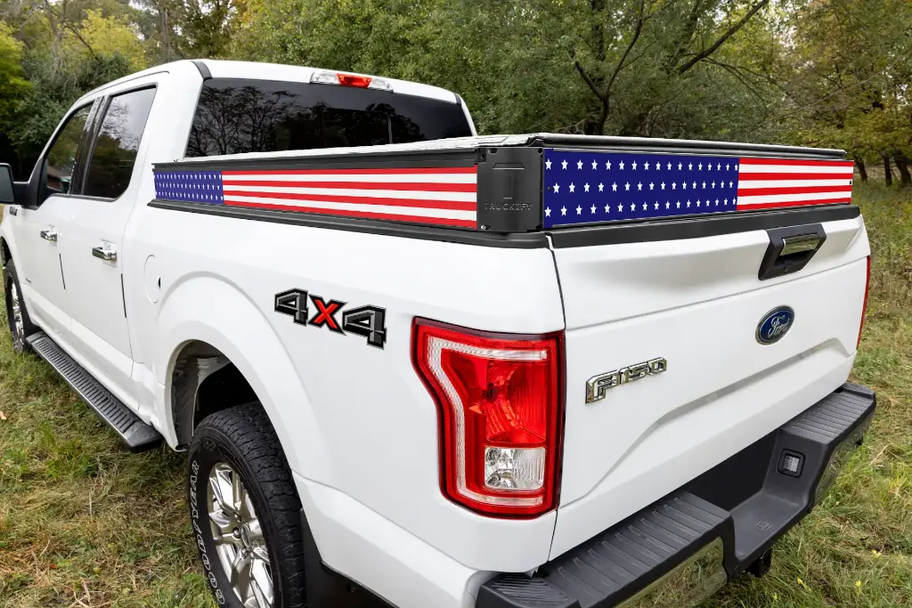 American Flag Decal Kit | Ford F150, Ram 1500, Toyota Tundra, Nissan Titan Short Bed