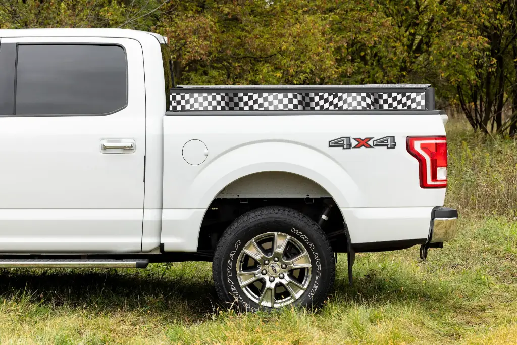 Checkered Flag Decal Kit | Chevy Silverado, GMC Sierra 6'6", Ford F150 6.5' Regular Bed