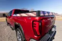 Wavy American Flag Decal Kit | Chevy Silverado, GMC Sierra 6'9" Bed