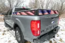 Wavy American Flag Decal Kit | Ford Ranger 5’ Short Bed