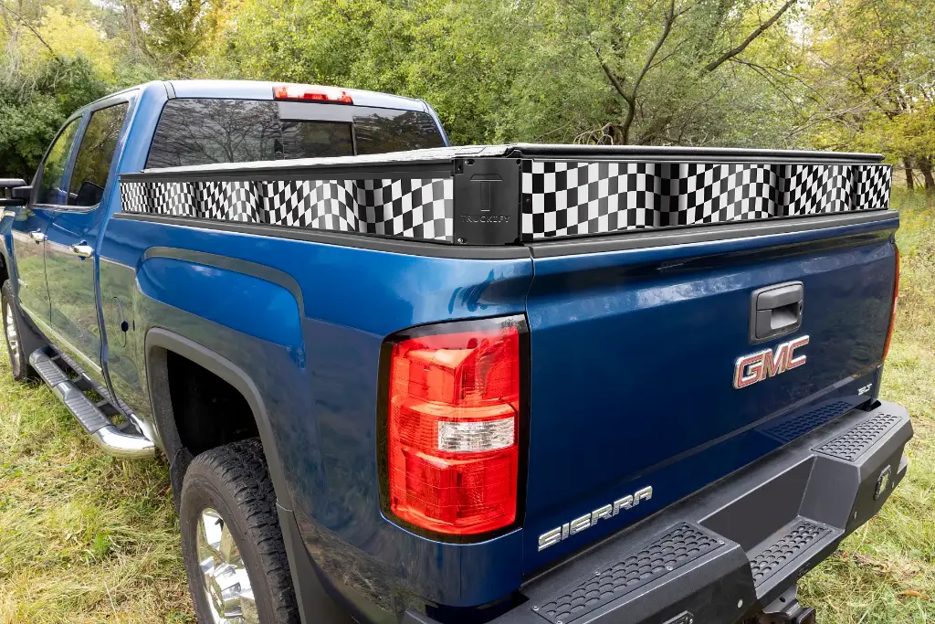 Checkered Flag Decal Kit | Chevy Silverado, GMC Sierra, Toyota Tundra, and Ram 8' Long Bed