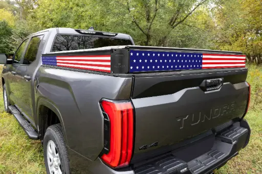 [P25030-AF] American Flag Decal Kit | Toyota Tundra 5.5' Short Bed