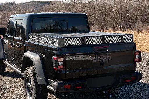 [P25050-CH] Checkered Flag Decal Kit | Jeep Gladiator