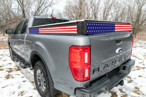 [P25060-AF] American Flag Decal Kit | Ford Ranger 5’ Short Bed